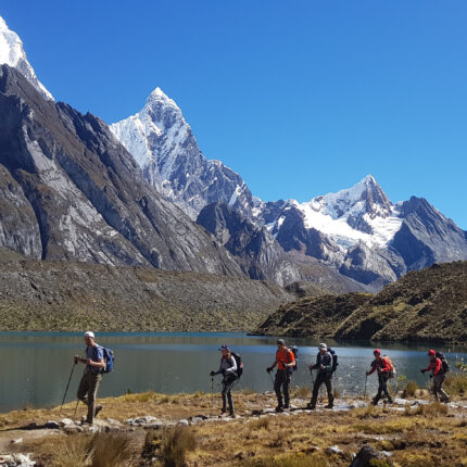 huayuash via trapecio 8 day trekking inakaland treks