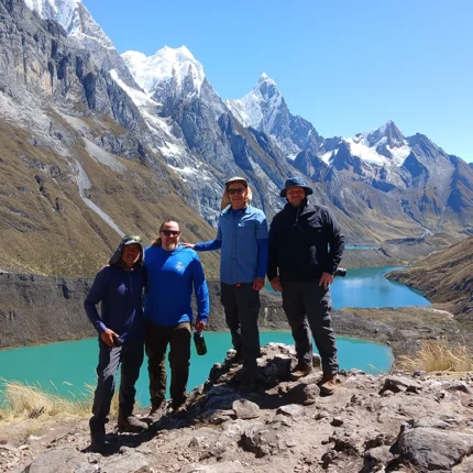 siula lakes view point huayuash 6 day trekking inkaland treks